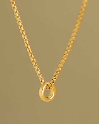 Baby Essential Band Small by George Rings solid 18k yellow gold pendant rings