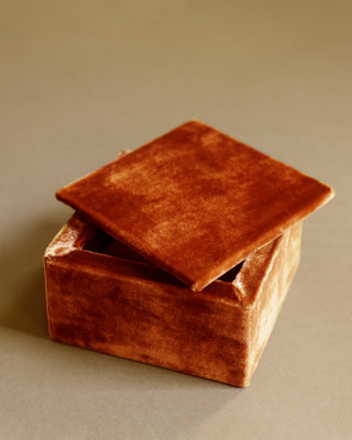 Bedside Ring Box | Italian Silk Velvet