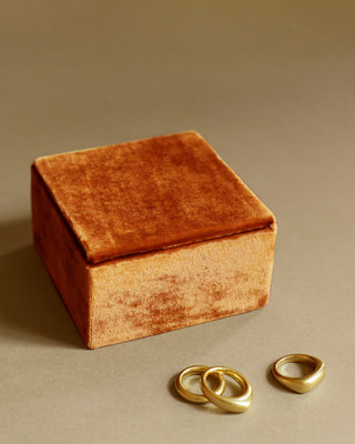 Bedside Ring Box | Italian Silk Velvet