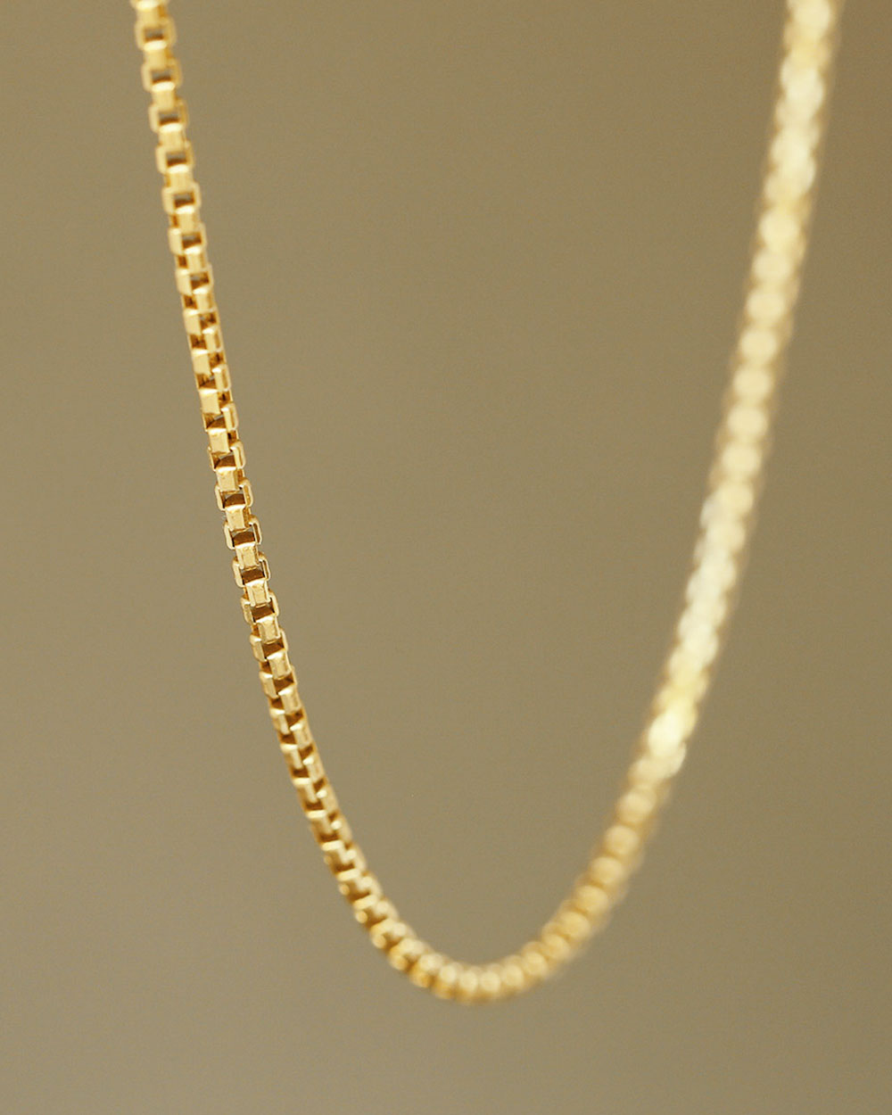 Round Box-Cut Gold Chain – George Rings