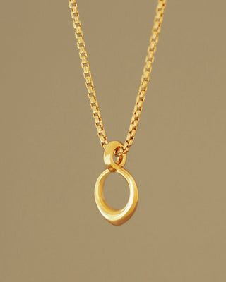 Capitol Pendant by George Rings domed Dutch shoe pendant charm solid 18k gold