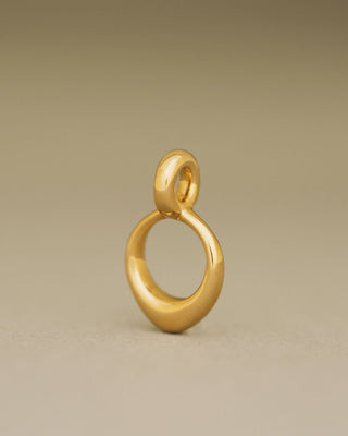 Capitol Pendant by George Rings domed Dutch shoe pendant charm solid 18k gold