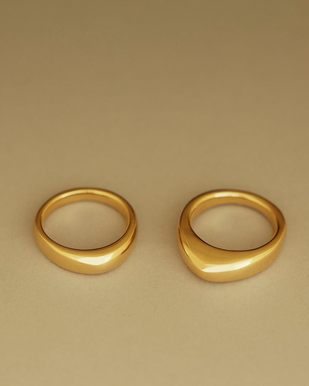 Capitol Ring by George Rings 18K yellow gold dome ring