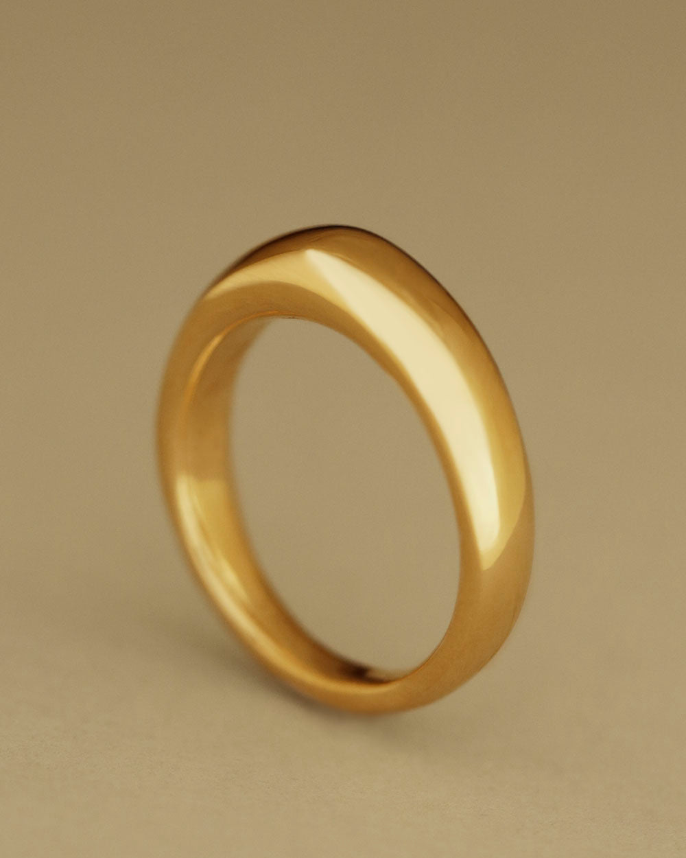 Capitol Ring by George Rings 18K yellow gold dome ring