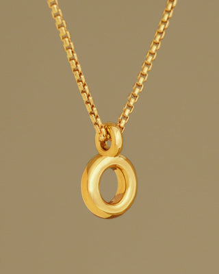 Dominus Pendant by George Rings solid 18K yellow gold circle donut pendant charm heavy not hollow solid