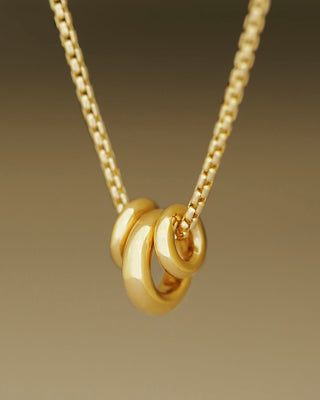 Baby Dominus Rings by George Rings solid 18k yellow gold donut beads charms pendants