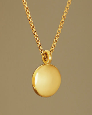 Dutch Coin Pendant by George Rings circle coin round gold pendant solid 18k gold