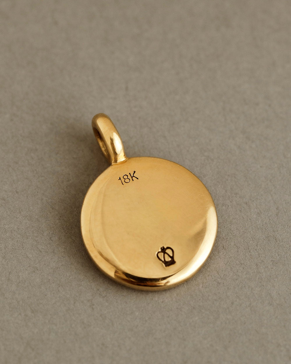 Dutch Coin Pendant by George Rings circle coin round gold pendant solid 18k gold