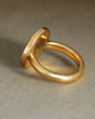 Dutch Coin Ring by George Rings. Cast in solid 18k yellow gold.