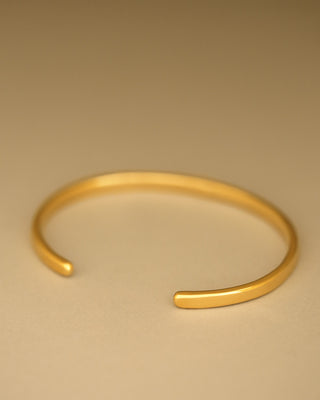 Essential Cuff Bracelet by George Rings made of solid 18K yellow gold
