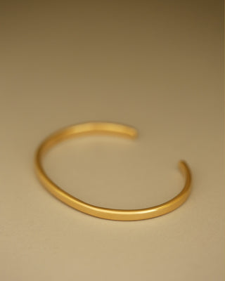Essential Cuff Bracelet by George Rings made of solid 18K yellow gold