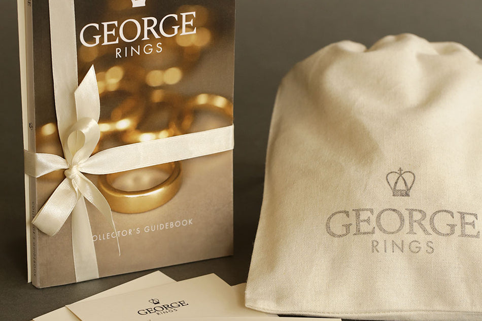 Gold Bar Ring by George Rings - 18k yellow gold