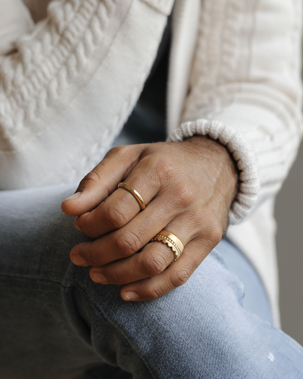 George Rings | Understated Jewelry Cast in 18k Yellow Gold