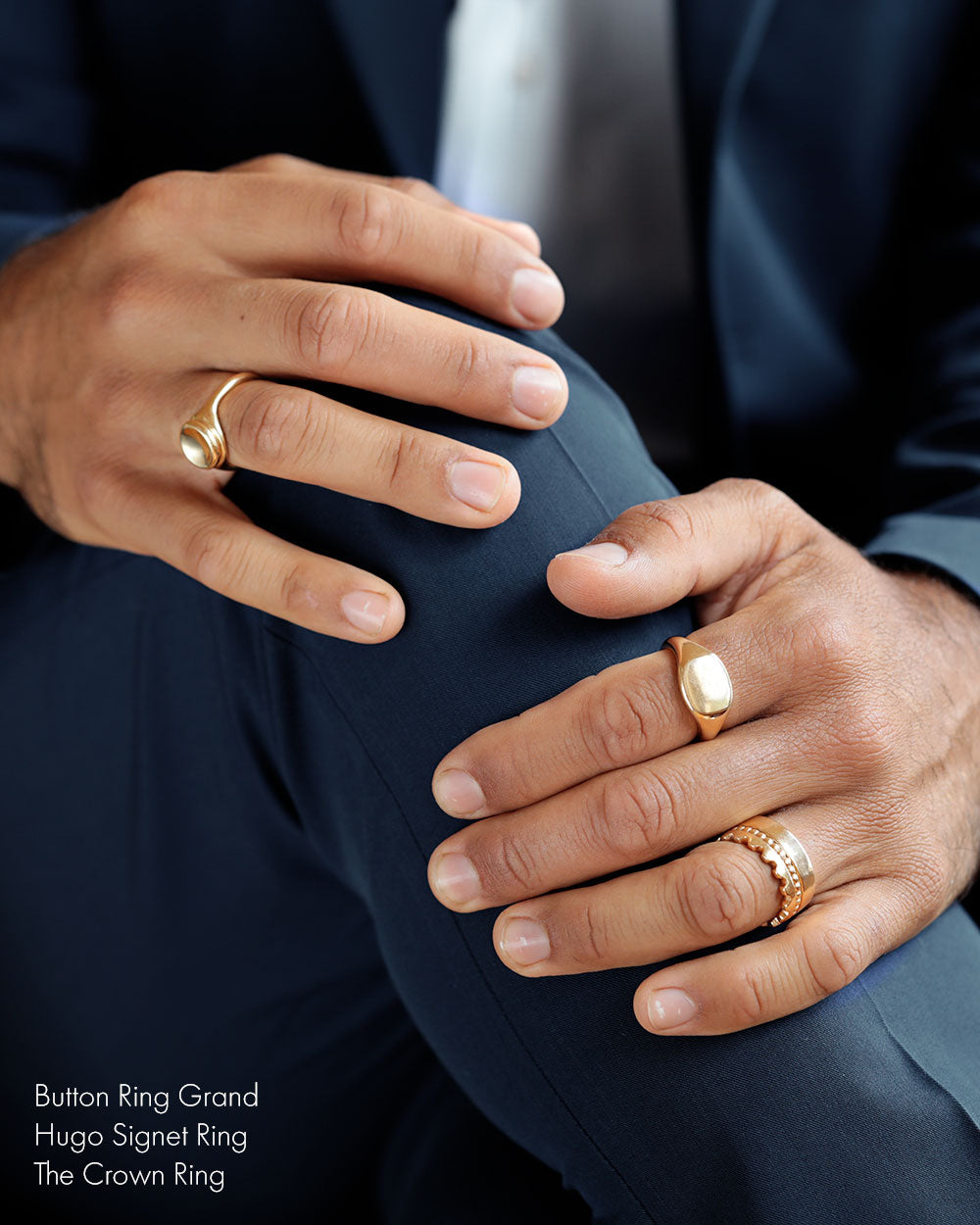George Rings | Understated Jewelry Cast in 18k Yellow Gold