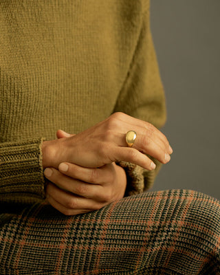 Monte Carlo Bauble Ring George Rings cocktail ring solid 18K yellow gold dome ring