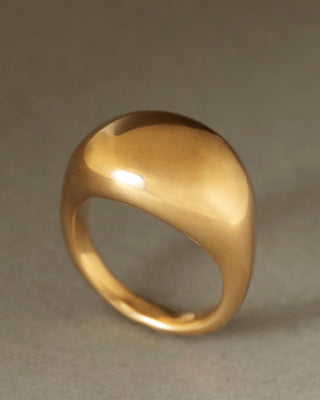 Monte Carlo Bauble Ring George Rings cocktail ring solid 18k gold dome ring